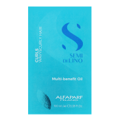 Alfaparf Milano Semi Di Lino Curls Multi-Benefit Oil Aceite seco multiuso Para lucir un cabello ondulado y rizado 100 ml