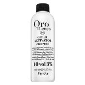 Fanola Oro Therapy 24k Gold Activator Oro Puro активираща емулсия За всякакъв тип коса 3% 10 Vol. 150 ml