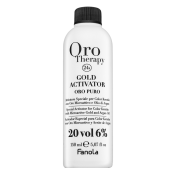 Fanola Oro Therapy 24k Gold Activator Oro Puro активираща емулсия За всякакъв тип коса 6% 20 Vol. 150 ml