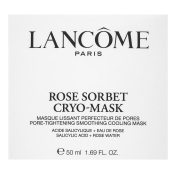 Lancôme Rose Sorbet Cryo-Mask Pore Tightening Smoothing Cooling Mask kojąco-odświeżająca maseczka na rozszerzone pory 50 ml
