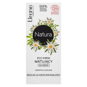 Lirene Natura Eco Organic Day Cream mattító krém az arcbőr hiányosságai ellen 50 ml