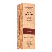 Makeup Revolution Lip Pro New Neutral Satin Matte Lipstick hosszan tartó rúzs mattító hatásért Rumba 3,2 g