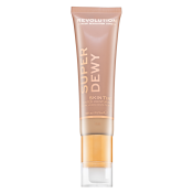 Makeup Revolution Super Dewy Skin Tint Moisturizer tonifiërende en hydraterende emulsie Fair 55 ml