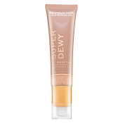 Makeup Revolution Super Dewy Skin Tint Moisturizer tonifiërende en hydraterende emulsie Medium Light 55 ml