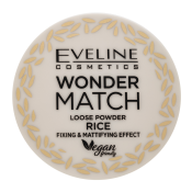 Eveline Wonder Match Loose Powder poeder voor een uniforme en stralende teint Rice 6 g