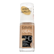 Eveline Ideal Cover FullHD SPF10 Foundation dugotrajna šminka za ujednačenu i prosvijetljenu kožu 201 Ivory 30 ml