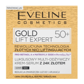 Eveline Gold Lift Expert negovalna krema Luxurious Multi-Nourishing Cream Serum 50+ 50 ml