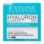 Eveline Bio Hyaluron 4D Day&Night Cream 70+ SPF8 liftingový zpevňující krém proti vráskám 50 ml