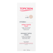 Topicrem HYDRA+ obarvana barvna krema Radiance Tinted Cream SPF40 - Light 40 ml