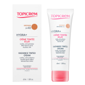 Topicrem HYDRA+ obarvana barvna krema Radiance Tinted Cream SPF40 - Medium 40 ml