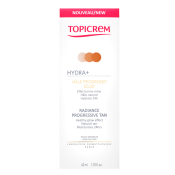 Topicrem HYDRA+ Radiance Progressive Tan arc krém az egységes és világosabb arcbőrre 40 ml