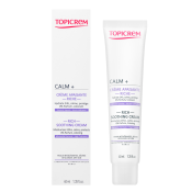Topicrem Calm+ Rich Soothing Cream voedende crème met hydraterend effect 40 ml