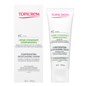 Topicrem AC HYDRA Compensating Moisturizing Cream hidratáló krém problémás arcbőrre 40 ml