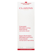 Clarins Super Restorative Décolleté And Neck Concentrate feszesítő krém a nyak és a dekoltázs számára érett arcbőrre 75 ml