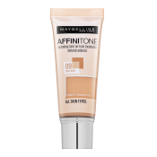 Maybelline Affinitone Hydrating tone-on-tone Foundation tekutý make-up s hydratačním účinkem 09 Opal Rose 30 ml