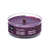 Woodwick Dark Poppy geurkaars 31 g