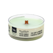 Woodwick Fig Leaf & Tuberose geurkaars 31 g
