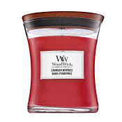 Woodwick Crimson Berries lumânare parfumată 275 g