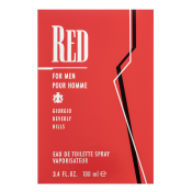 Giorgio Beverly Hills Red for Men Eau de Toilette férfiaknak 100 ml