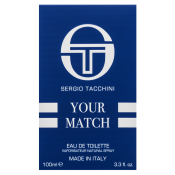 Sergio Tacchini Your Match Eau de Toilette férfiaknak 100 ml