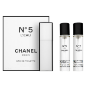 Chanel No.5 L'Eau - Twist and Spray woda toaletowa dla kobiet 3 x 20 ml