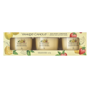 Yankee Candle Iced Berry Lemonade votívna sviečka 3 x 37 g