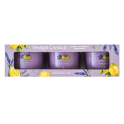 Yankee Candle Lemon Lavender lumânare votiv 3 x 37 g