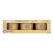 Yankee Candle Vanilla Cupcake вотивна свещ 3 x 37 g