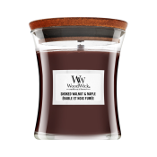 Woodwick Smoked Walnut & Maple geurkaars 85 g