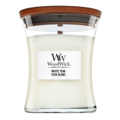 Woodwick White Teak illatos gyertya 275 g