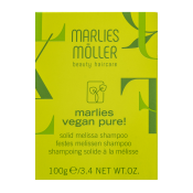 Marlies Möller Marlies Vegan Pure! Solid Melissa Shampoo szilárd sampon tápláló hatással 100 g