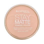 Rimmel London Stay Matte Long Lasting Pressed Powder púder so zmatňujúcim účinkom 002 Pink Blossom 14 g