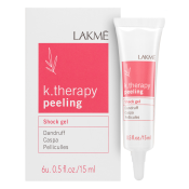 Lakmé K.Therapy Peeling Shock Gel Peelingshampoo gegen Schuppen 6 x 15 ml