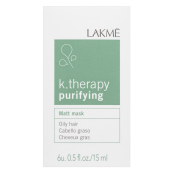 Lakmé K.Therapy Purifying Matt Mask Peelingshampoo für fettiges Haar 6 x 15 ml