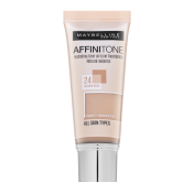Maybelline Affinitone Hydrating tone-on-tone Foundation tekutý make-up s hydratačním účinkem 24 Golden Beige 30 ml