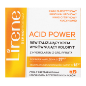 Lirene Acid Power Revitalizing Face Cream crema facial para unificar el tono de la piel 50 ml