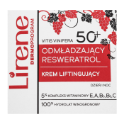 Lirene Resveratol Lifting Cream 50+ Feszesítő szilárdító krém ráncok ellen 50 ml