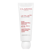 Clarins UV Plus vlažilna in zaščitna tekočina Anti-Pollution Multi-Protection Moisturizing Screen Translucent 50 ml