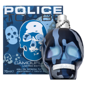 Police To Be Camouflage Blue Eau de Toilette bărbați 75 ml