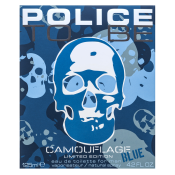 Police To Be Camouflage Blue Limited Edition Eau de Toilette bărbați 125 ml