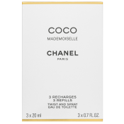 Chanel Coco Mademoiselle - Refill toaletna voda za žene 3 x 20 ml