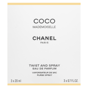 Chanel Coco Mademoiselle - Twist and Spray woda perfumowana dla kobiet 3 x 20 ml
