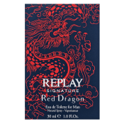 Replay Signature Red Dragon Eau de Toilette bărbați 30 ml