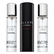 Chanel Allure Homme Sport - Refillable toaletna voda za muškarce 3 x 20 ml