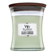 Woodwick Fig Leaf & Tuberose geurkaars 275 g