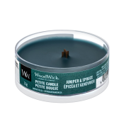Woodwick Juniper & Spruce geurkaars 31 g
