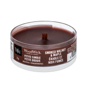 Woodwick Smoked Walnut & Maple geurkaars 31 g