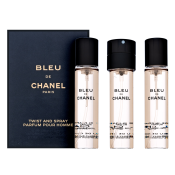 Chanel Bleu de Chanel Parfum - Refill puur parfum voor mannen 3 x 20 ml