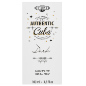 Cuba Authentic Dark Eau de Toilette férfiaknak 100 ml