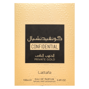 Lattafa Confidential Private Gold parfumirana voda unisex Extra Offer 2 100 ml